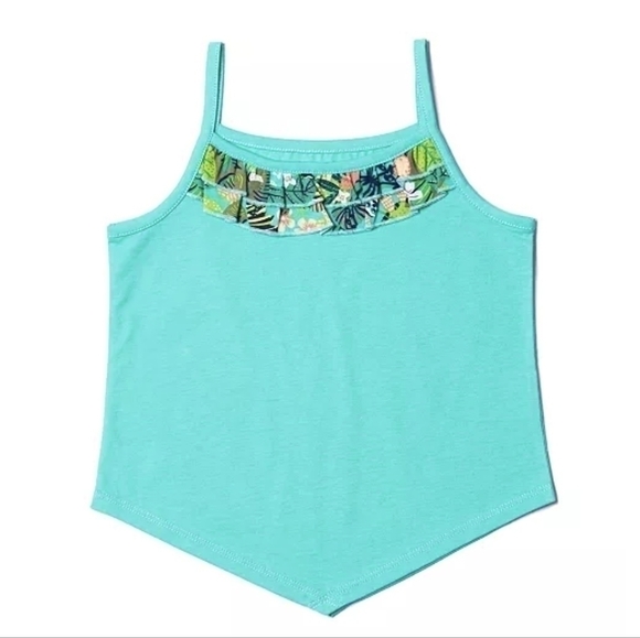 𝅺3 for $20 🎉 Epic Threads Little Girls Printed Ruffle Cami Tank - Picture 1 of 3
